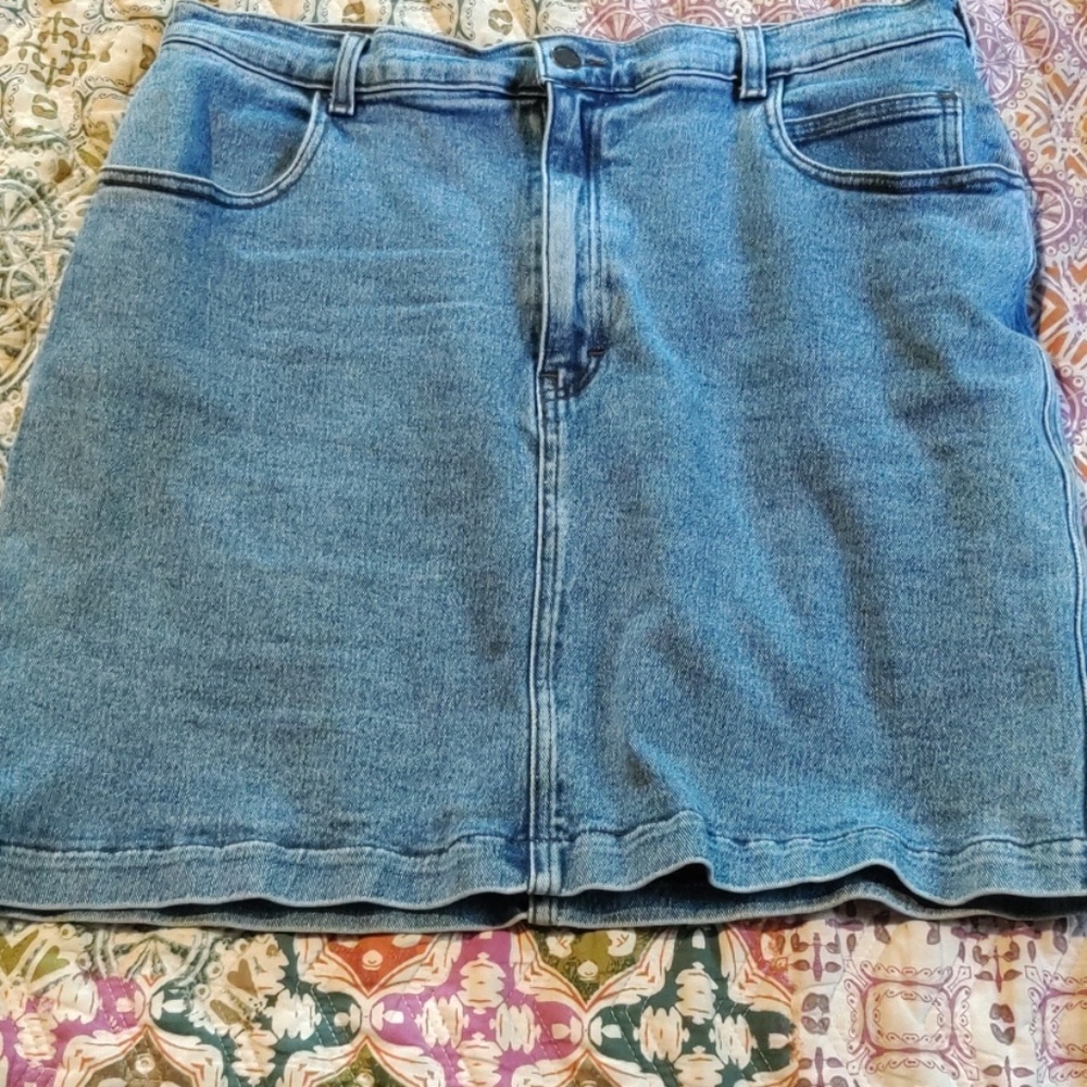 Harley Davidson denim skirt